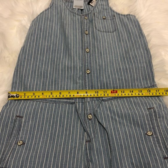 ✨HOST PICK✨ *BRAND NEW* Levi's Striped Button-Up Romper - Size XS - Picture 11 of 12